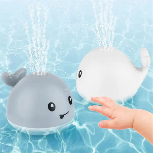 Cartoon Whale Flashing Baby Bath Sprinkler