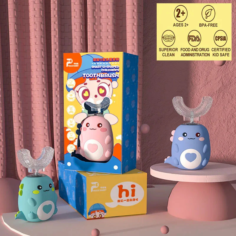 Smart 360° Kids Electric U-Shaped Toothbrush