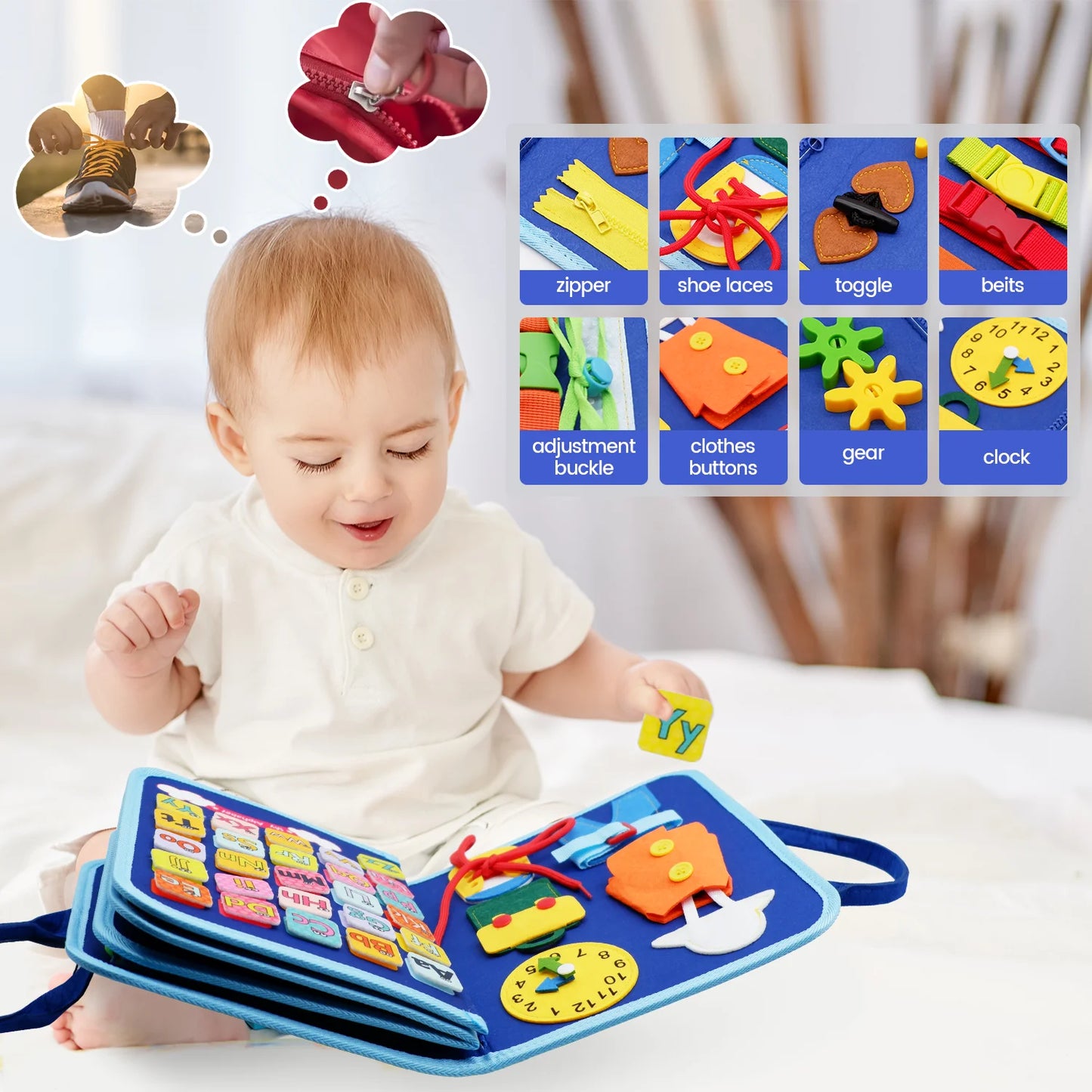 Montessori Toddler Busy Board