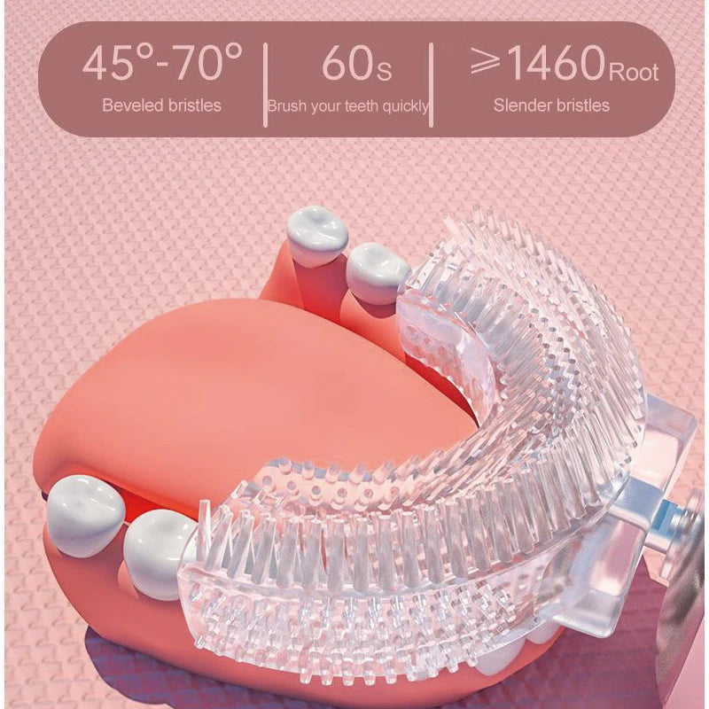 Smart 360° Kids Electric U-Shaped Toothbrush