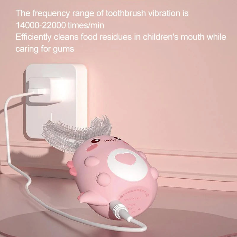 Smart 360° Kids Electric U-Shaped Toothbrush