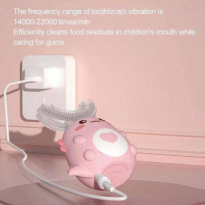 Smart 360° Kids Electric U-Shaped Toothbrush