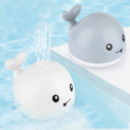 Cartoon Whale Flashing Baby Bath Sprinkler