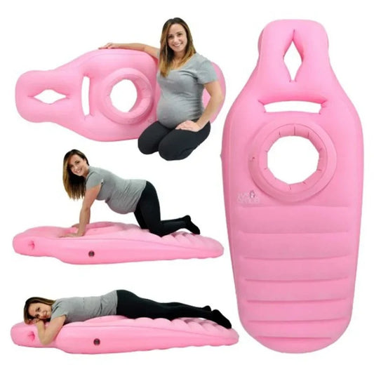 Inflatable Maternity Body Pillow with Pump