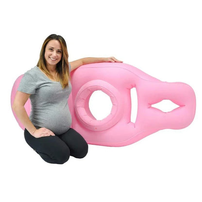 Inflatable Maternity Body Pillow with Pump