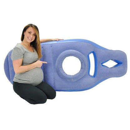 Inflatable Maternity Body Pillow with Pump